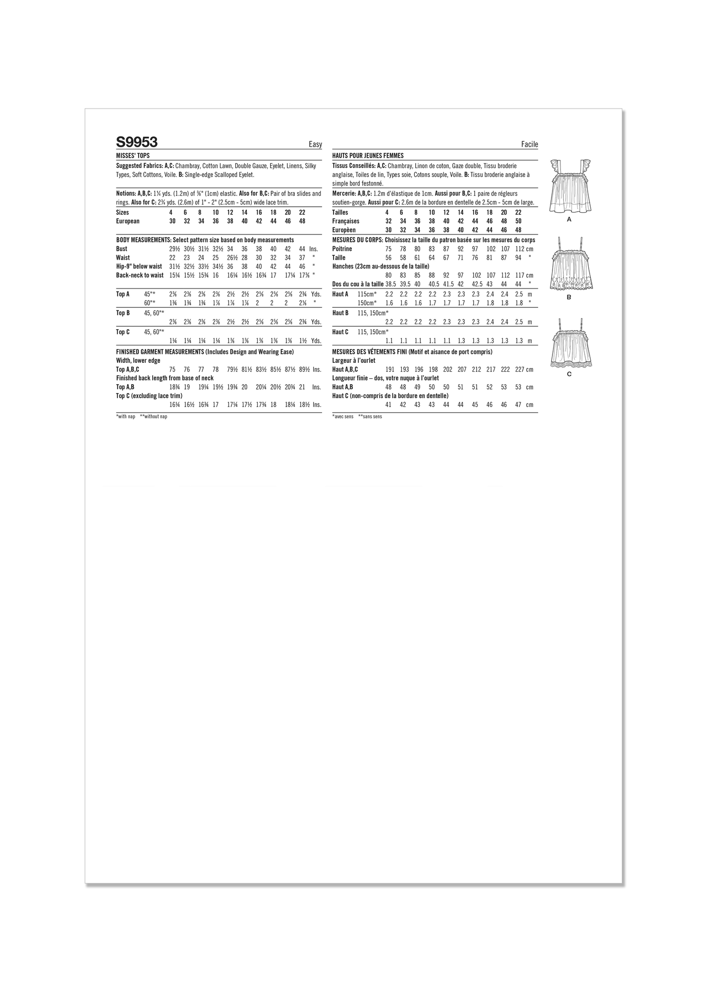 Simplicity 9953