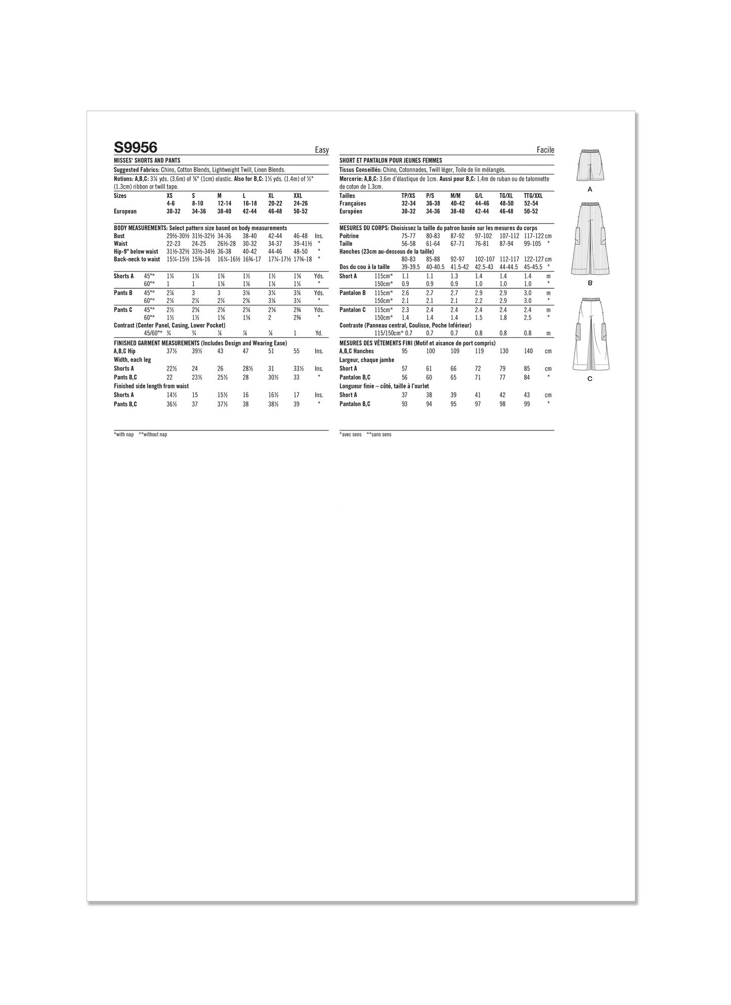 Simplicity 9956