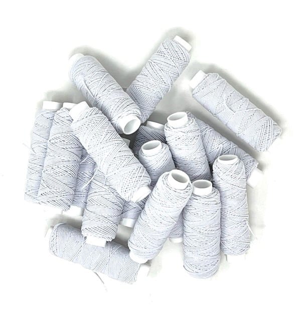 Shirring Elastic - White