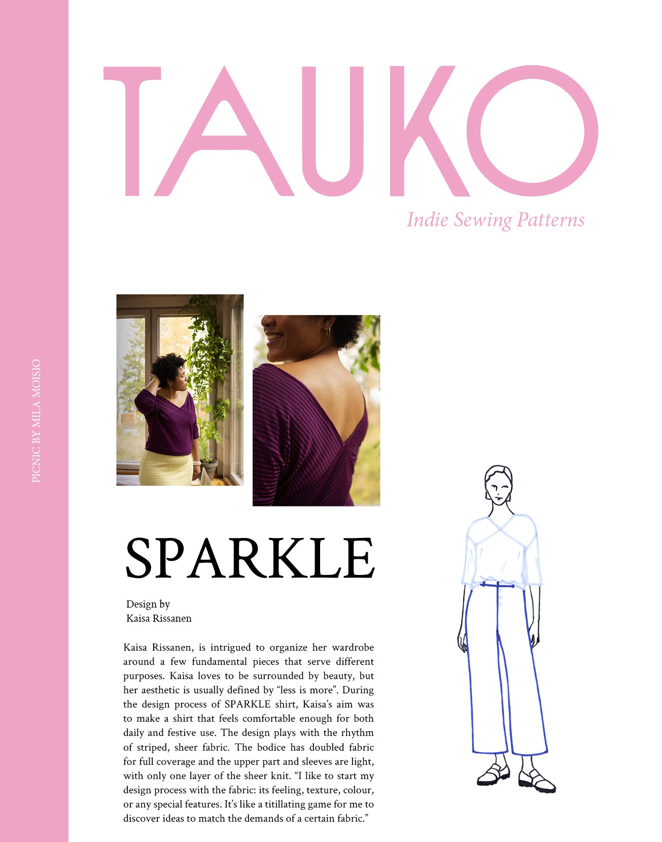 TAUKO - Sparkle Shirt - PDF Pattern