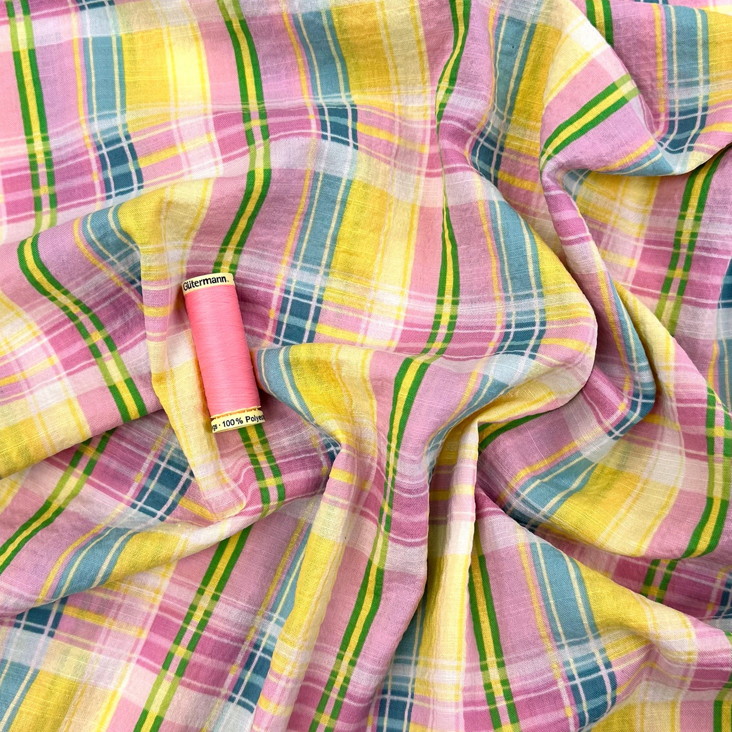 Spring Pastels Cotton Check