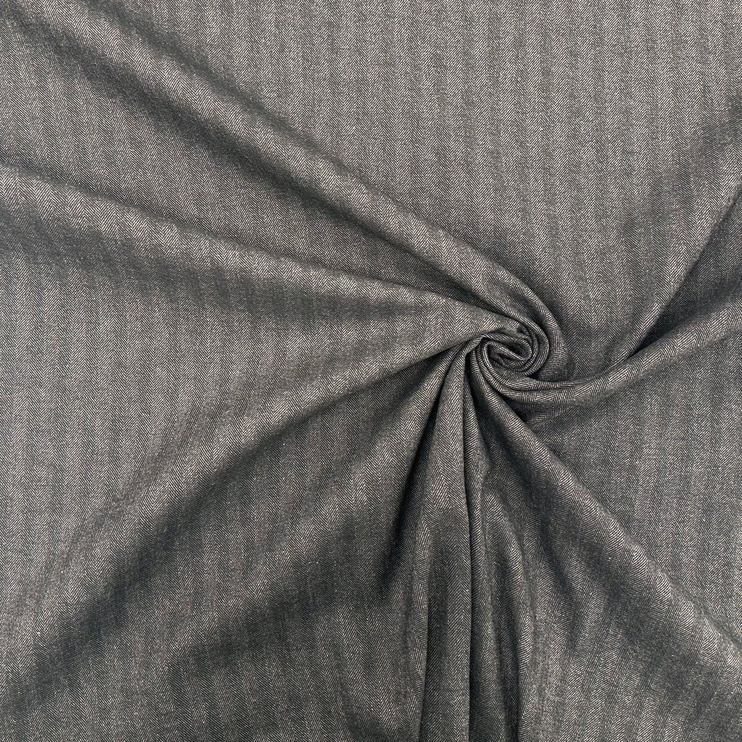 Stretch Cotton Suiting - Charcoal