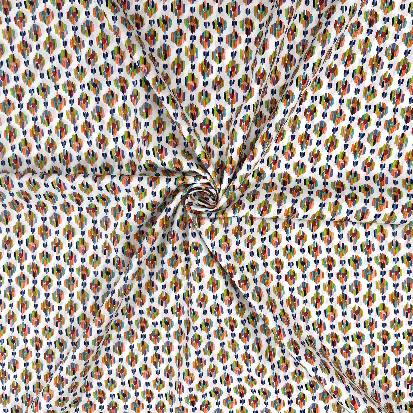 Sprinkles Pima Cotton Lawn - White