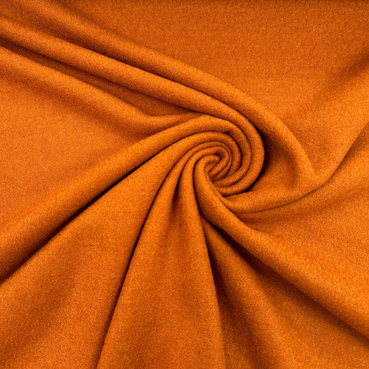 Wool Blend Coating - Pumpkin Spice