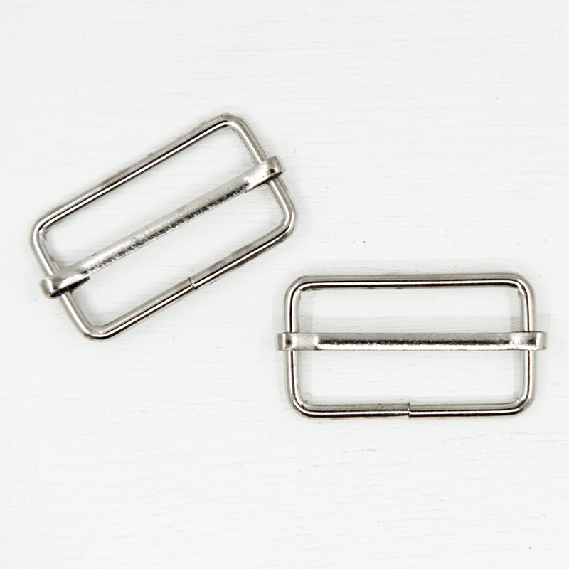 Metal Strap Slider - 38mm - Silver