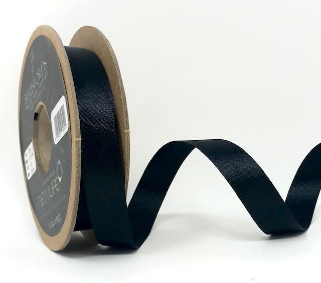 Berisfords NewLife Satin Ribbon - Black