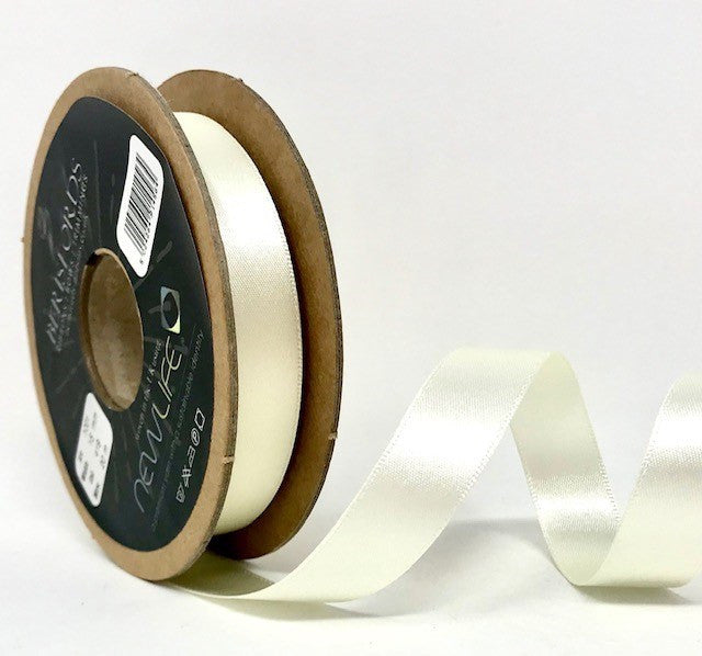 Berisfords NewLife Satin Ribbon - Bridal White