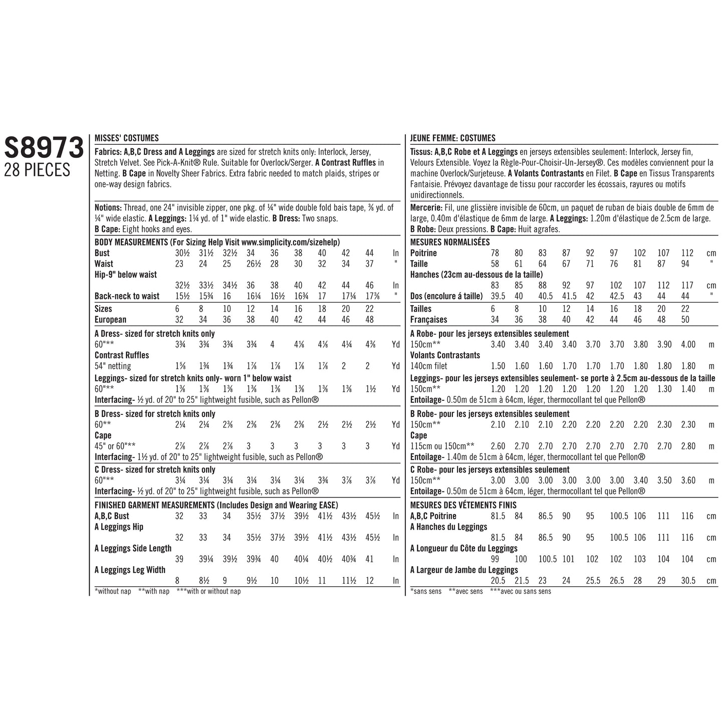 Simplicity 8973