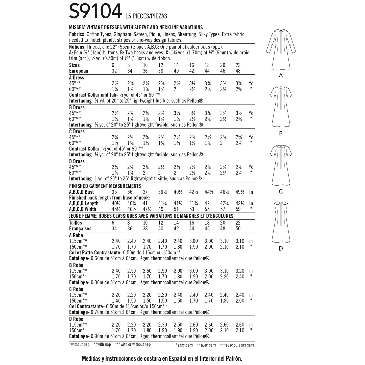 Simplicity 9104