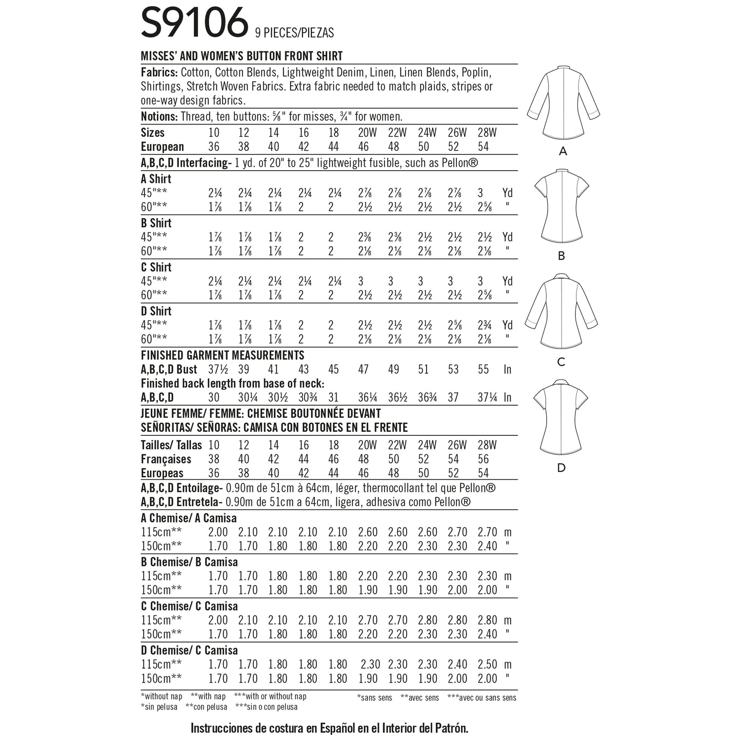 Simplicity 9106