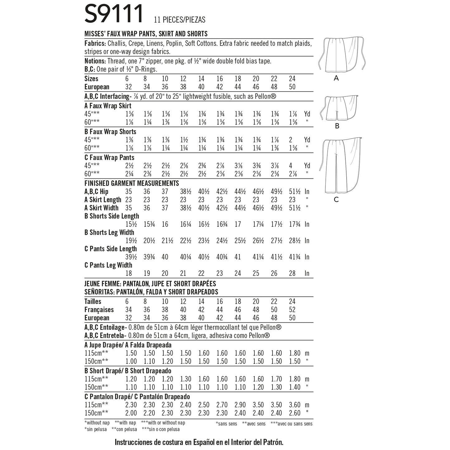 Simplicity 9111