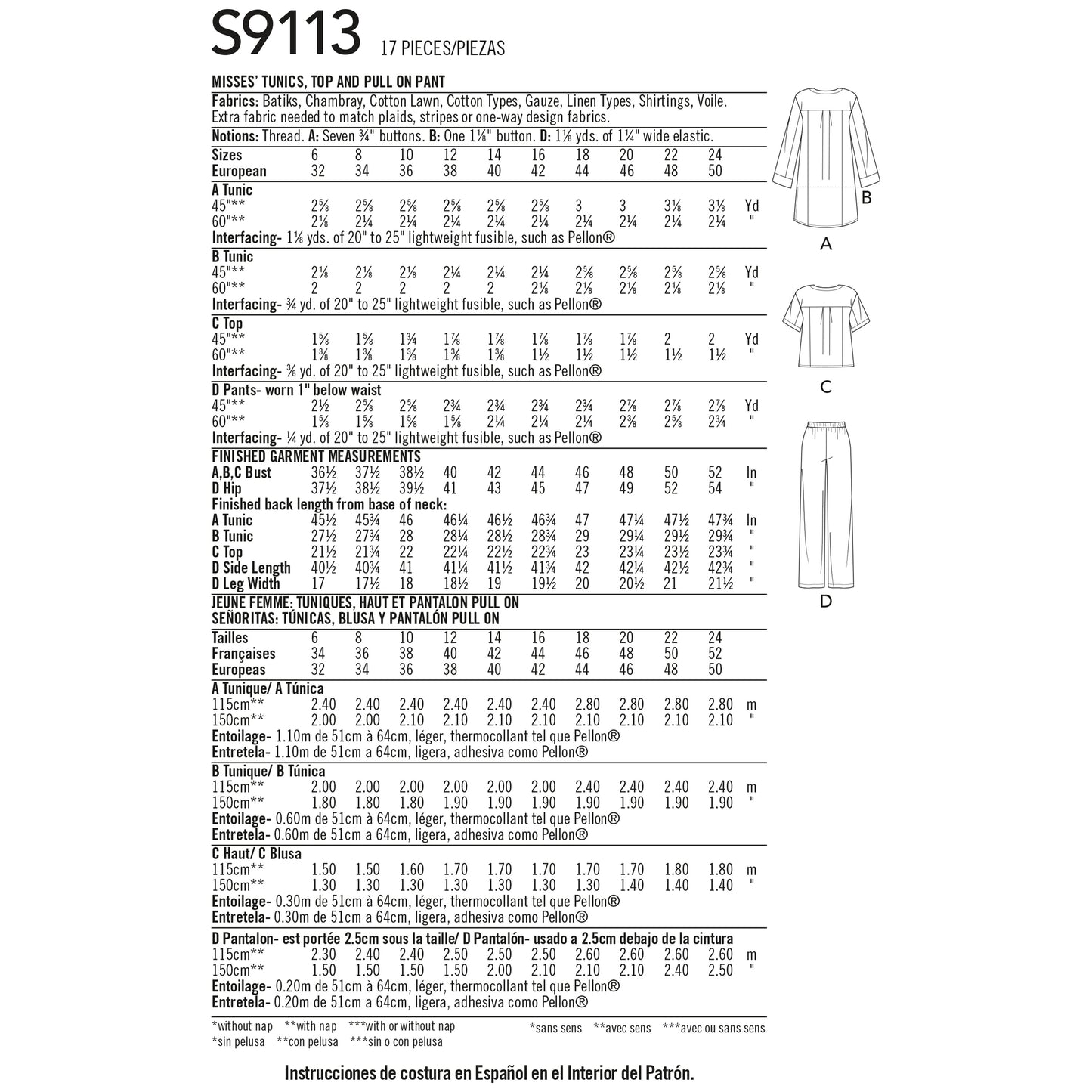 Simplicity 9113