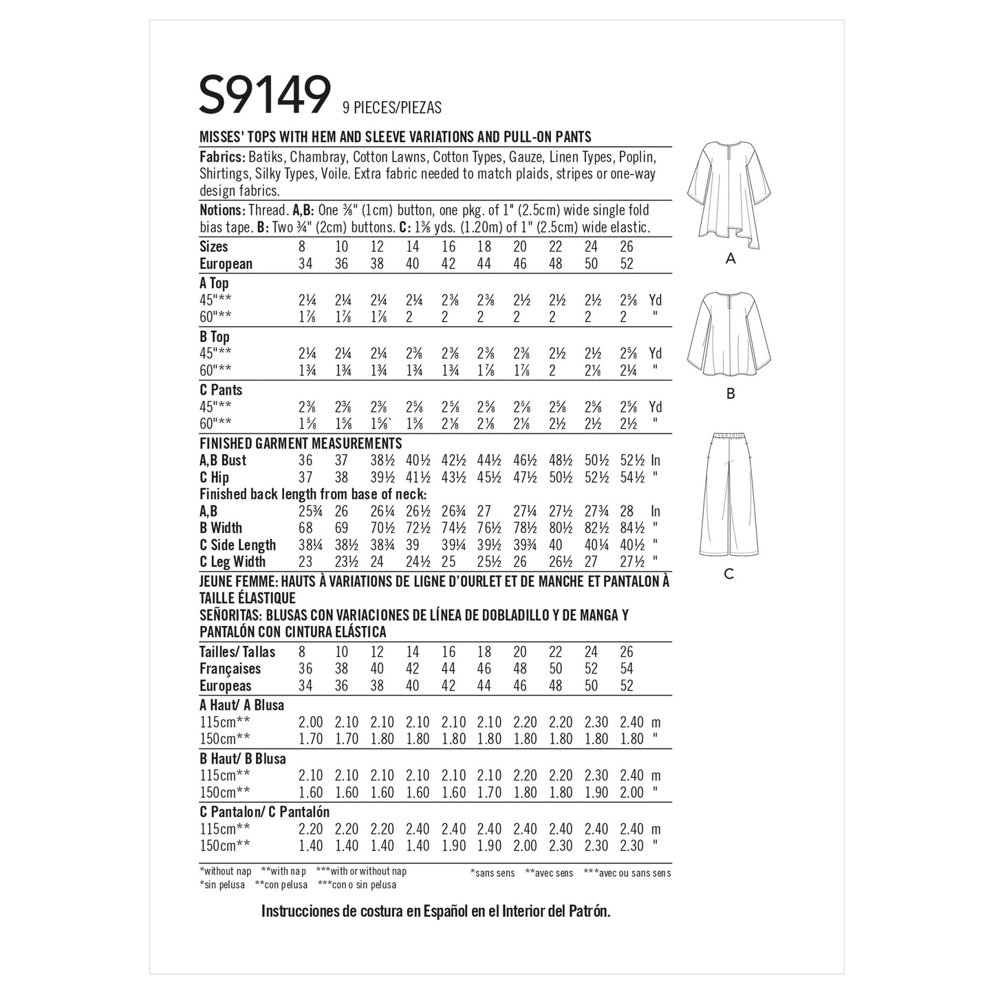Simplicity 9149