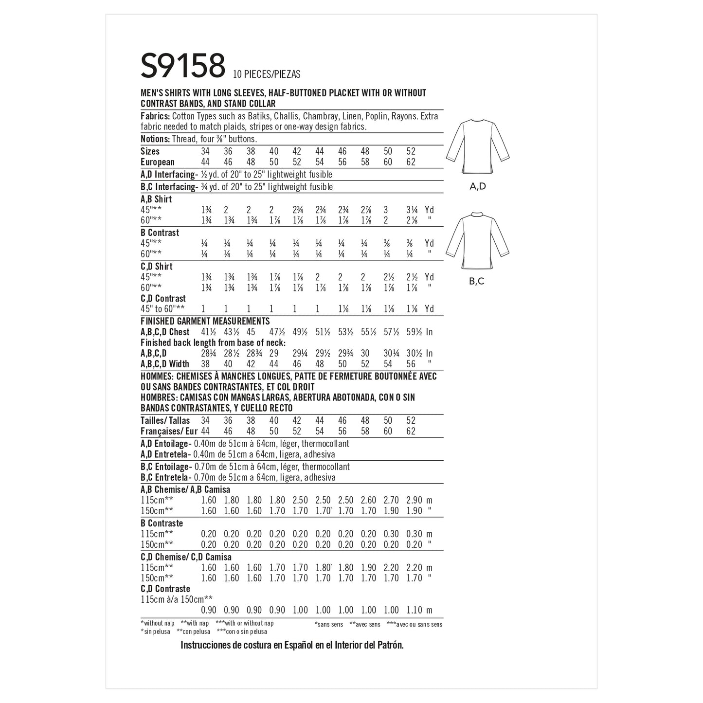 Simplicity 9158