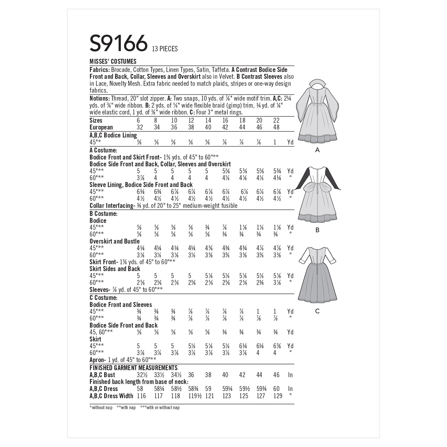 Simplicity 9166