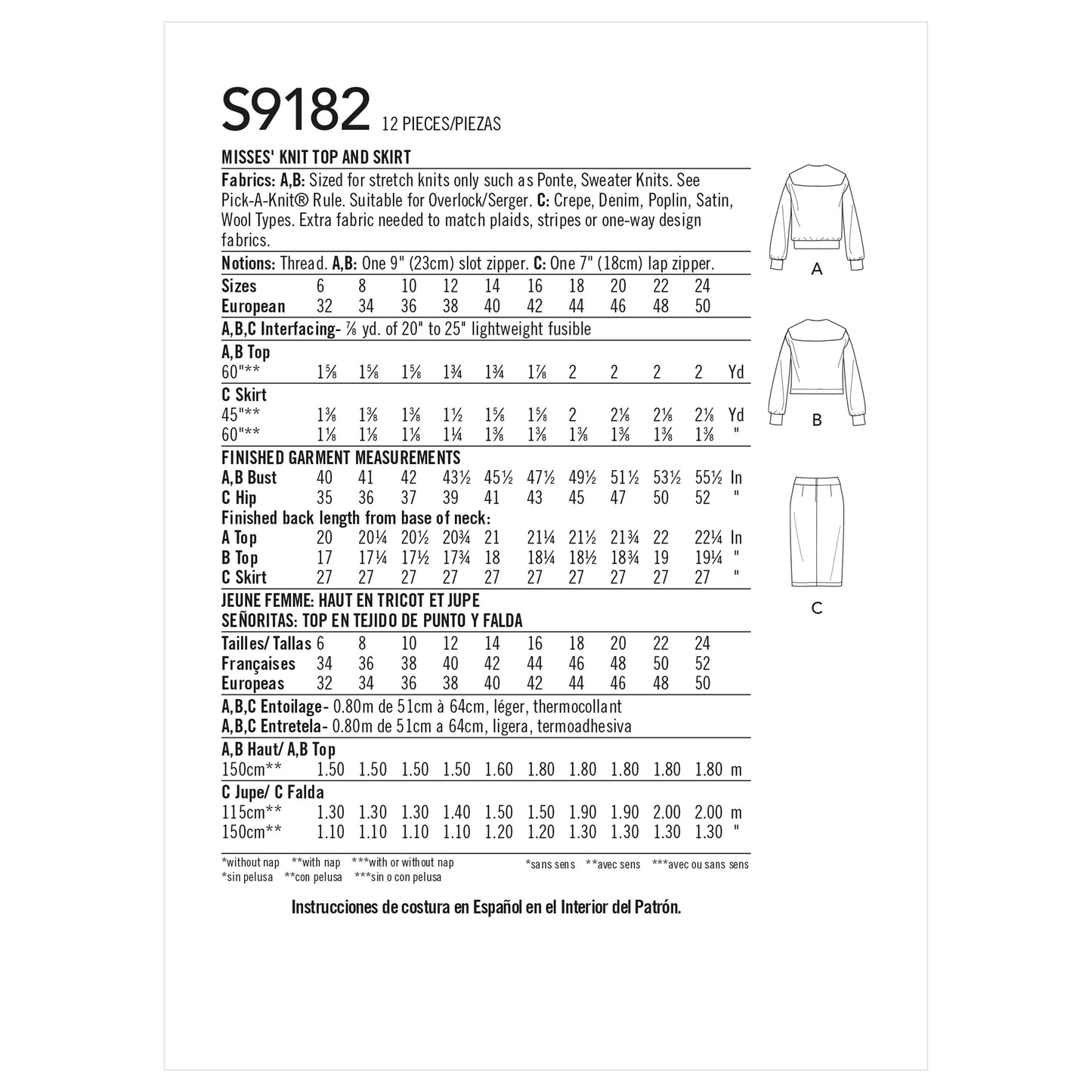 Simplicity 9182