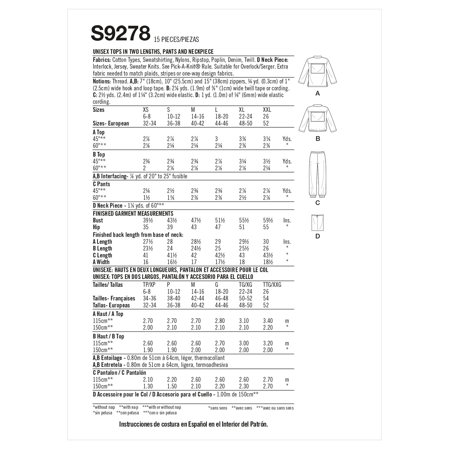 Simplicity 9278