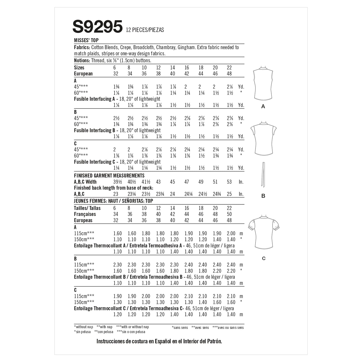 Simplicity 9295