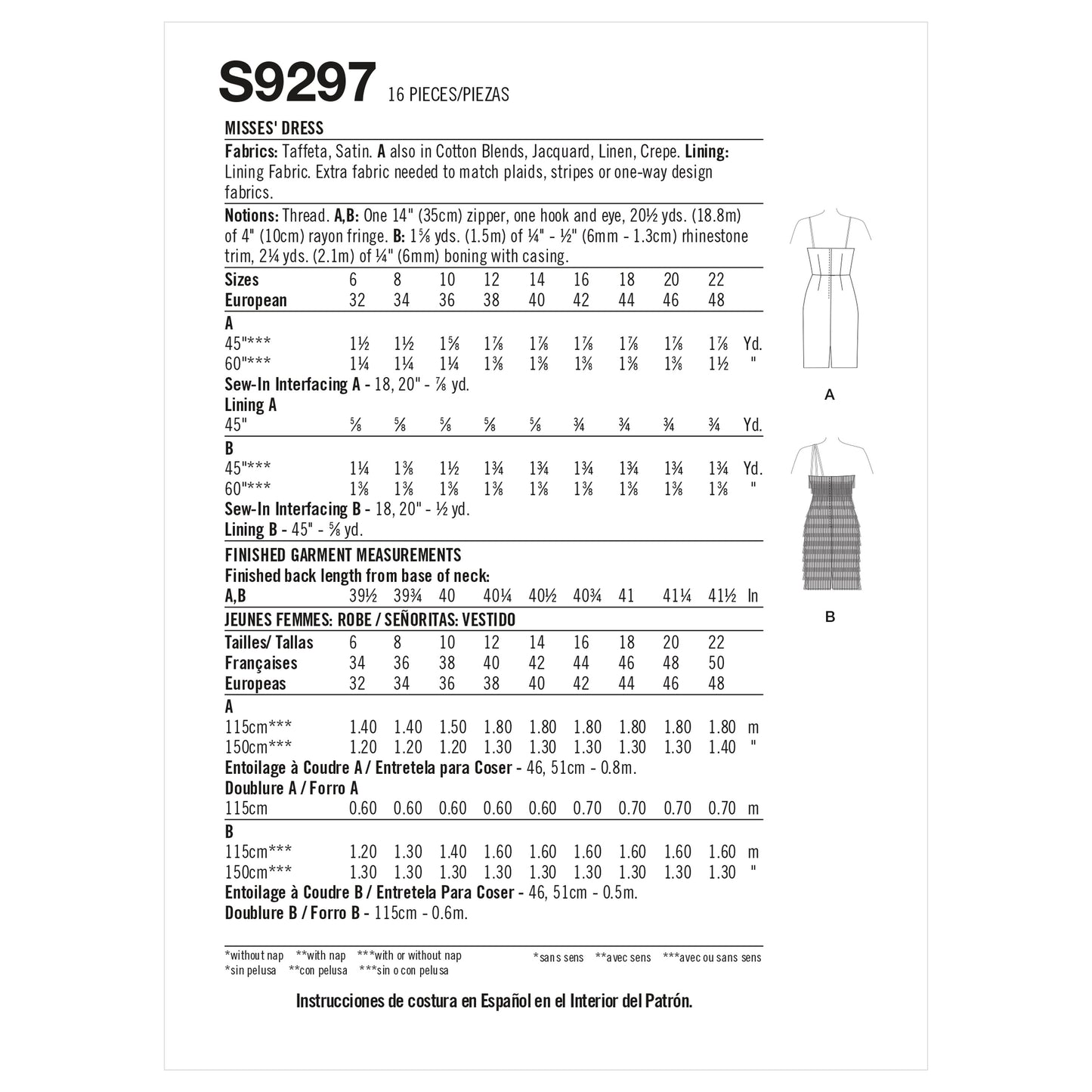 Simplicity 9297