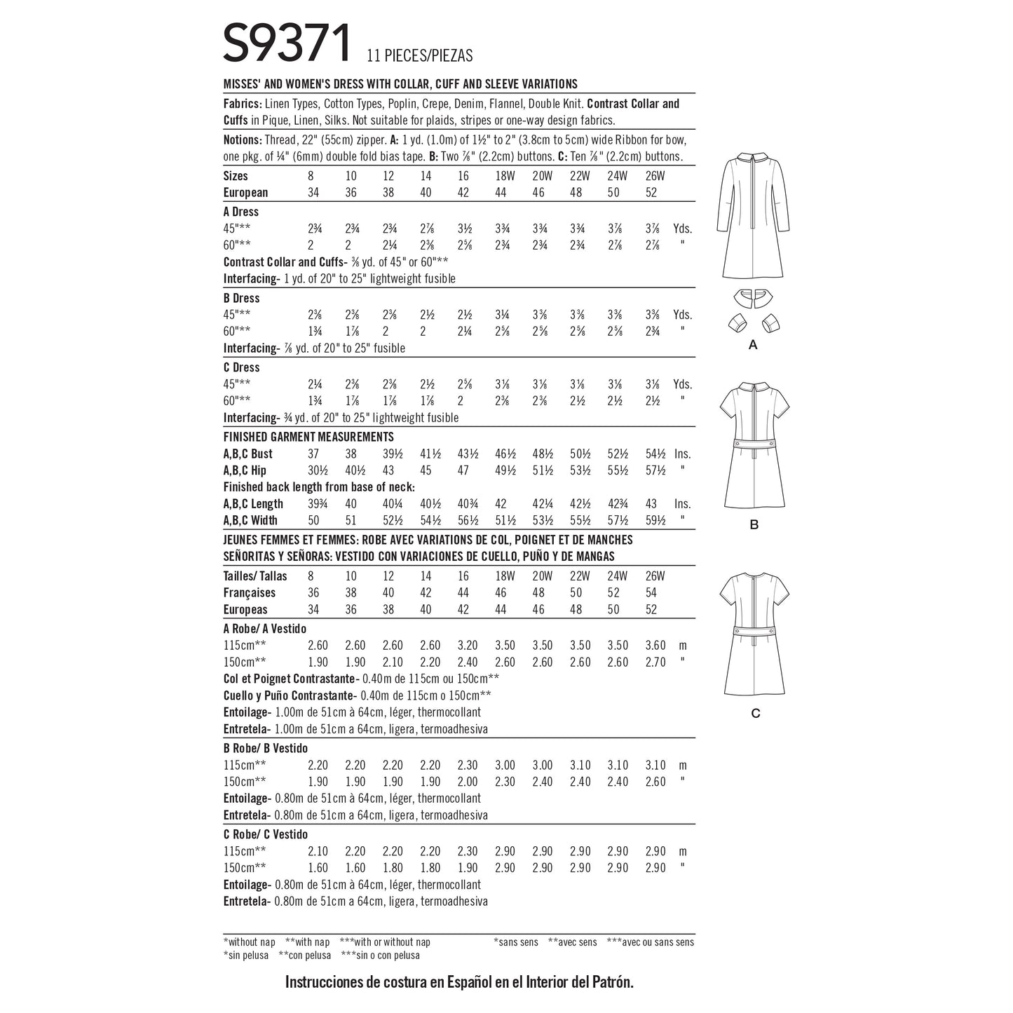 Simplicity 9371