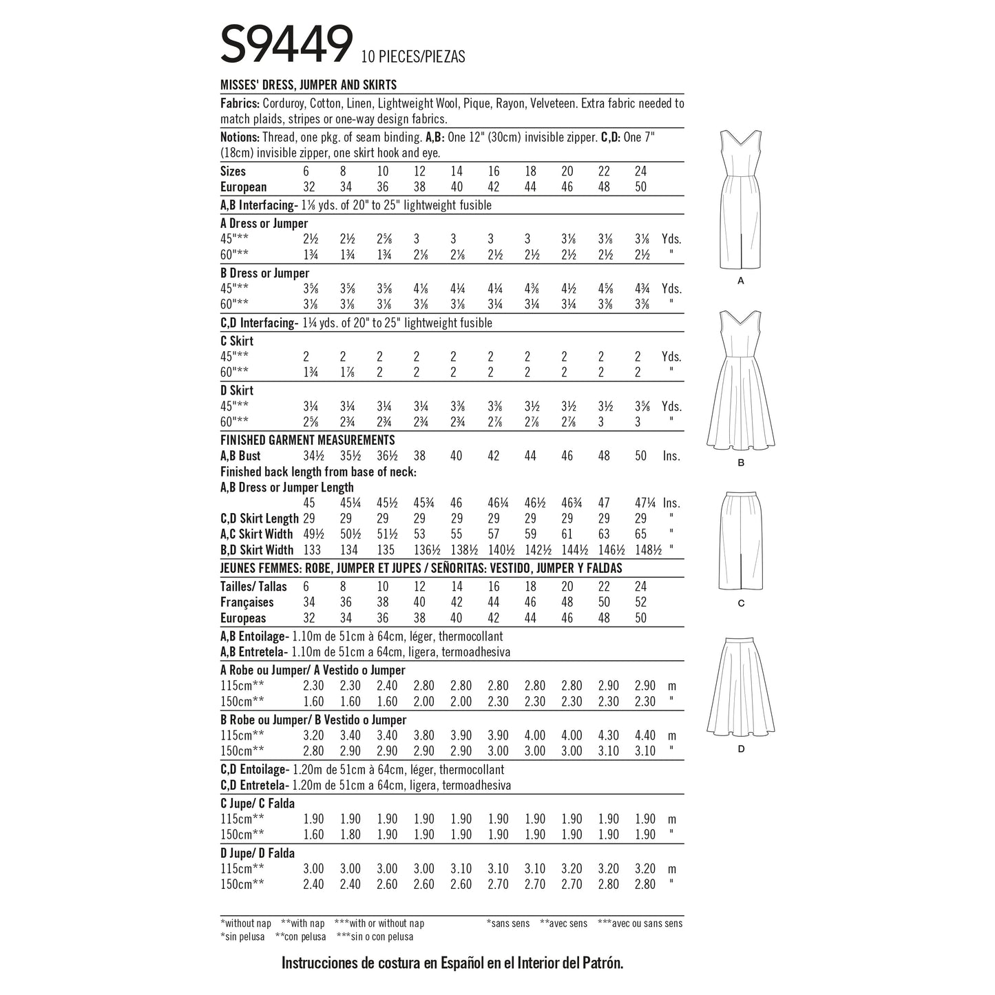 Simplicity 9449