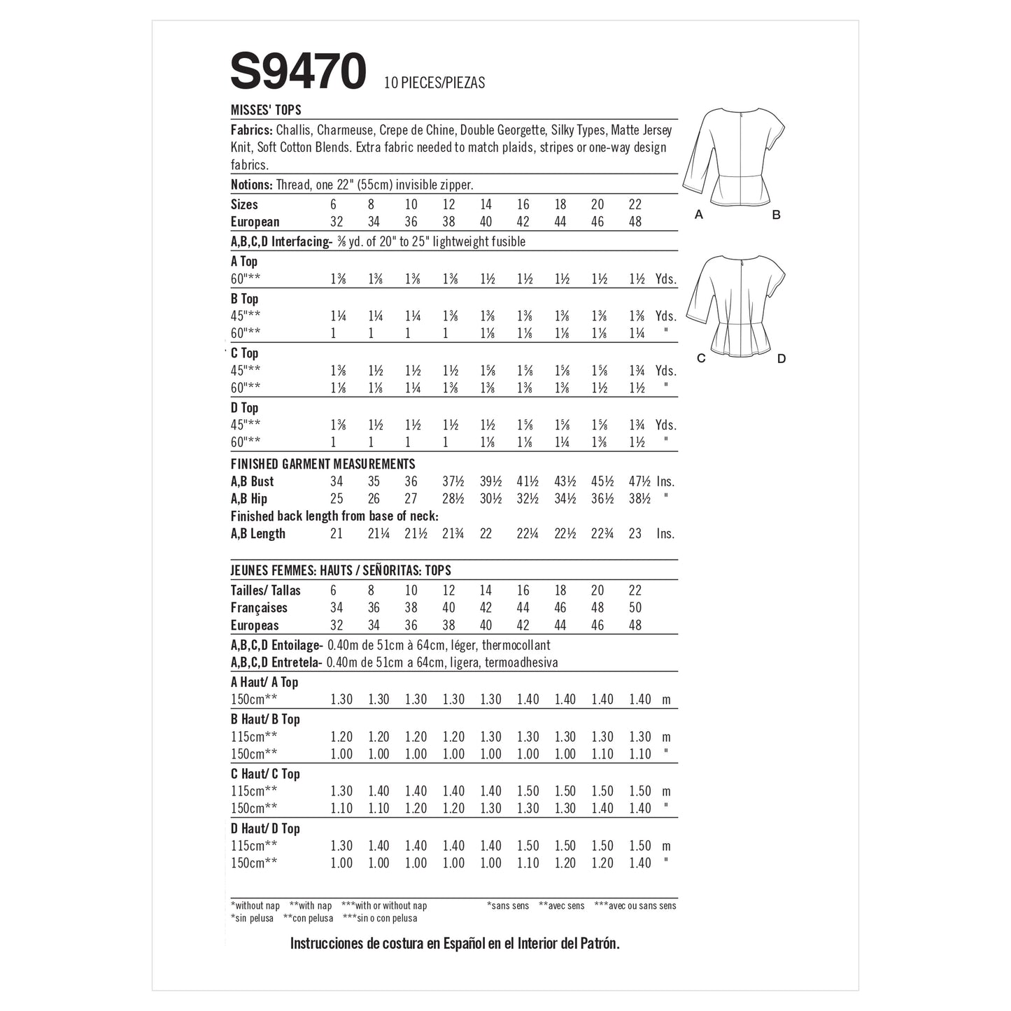 Simplicity 9470