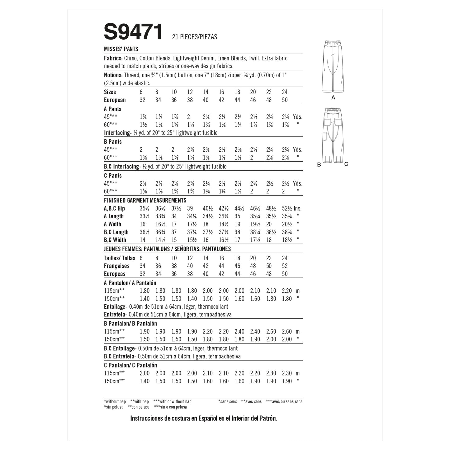 Simplicity 9471