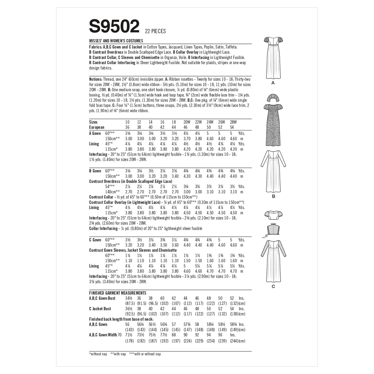 Simplicity 9502