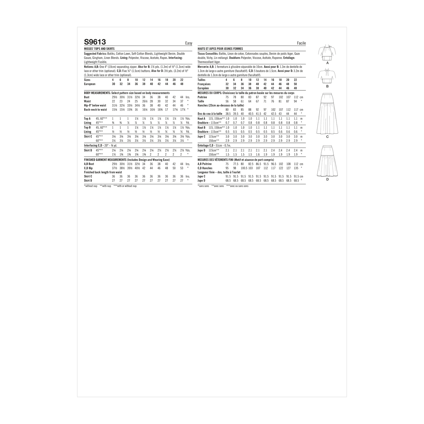 Simplicity 9613
