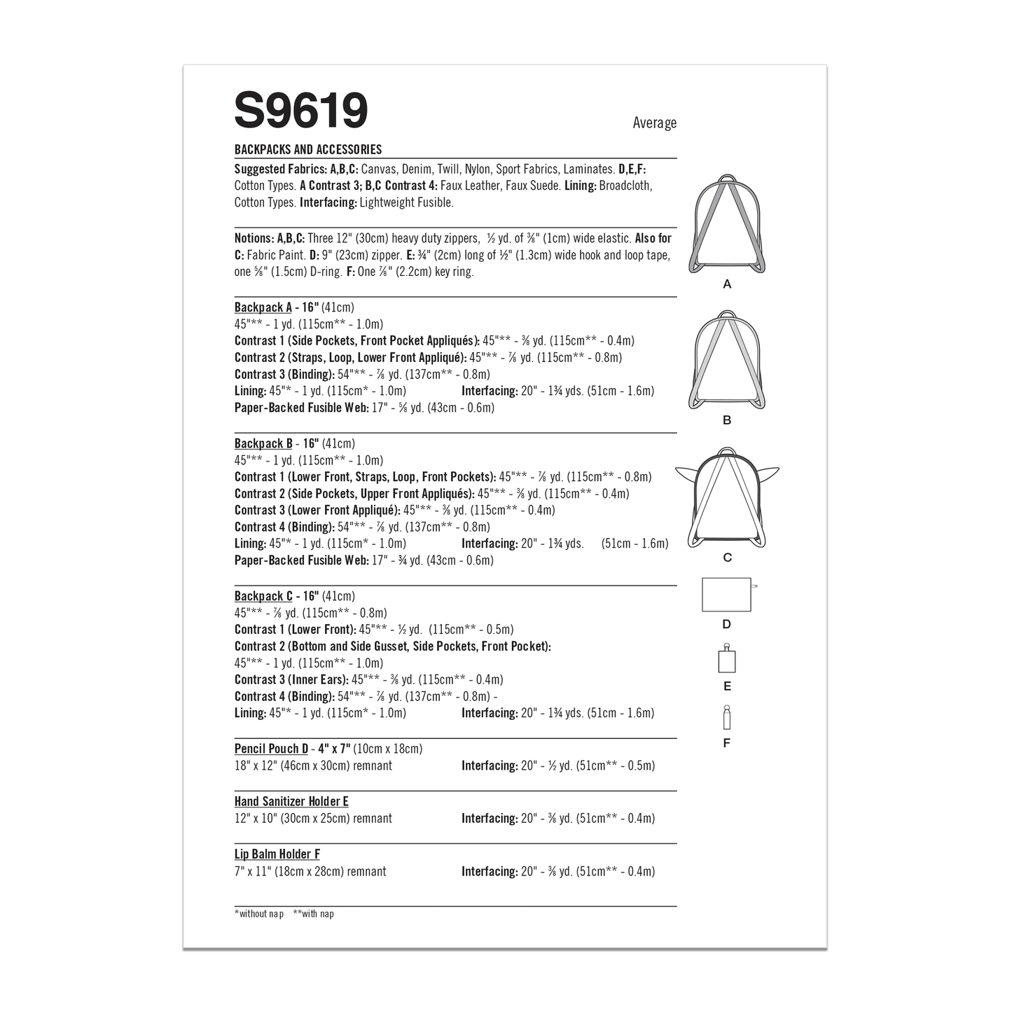 Simplicity 9619