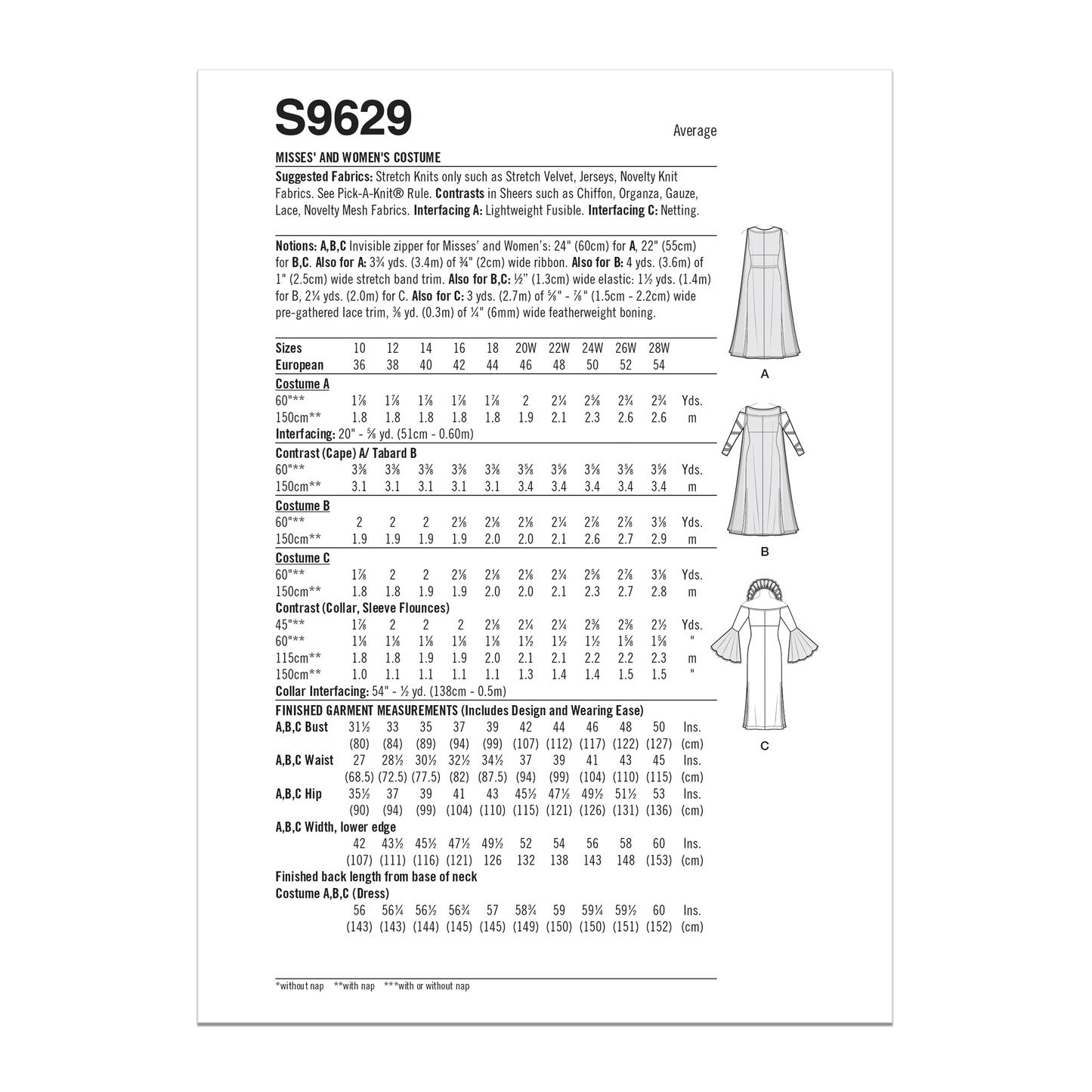 Simplicity 9629