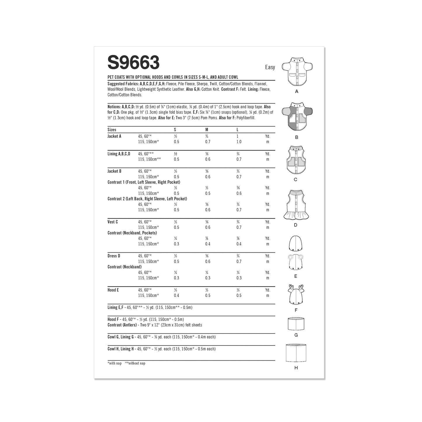 Simplicity 9663