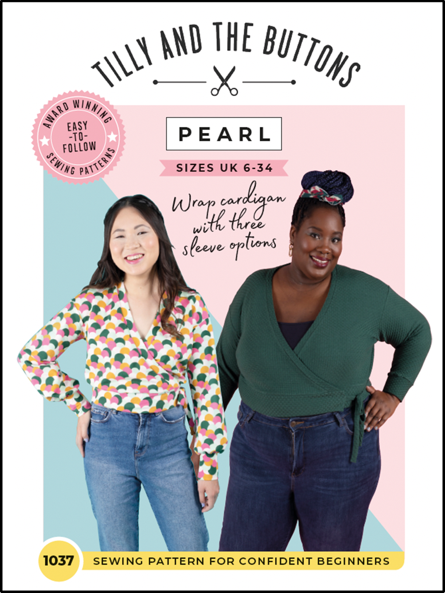 Tilly and the Buttons Pearl Cardigan - Sizes UK 6-34