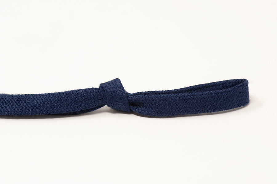 8mm Flat Drawstring Tape - Navy