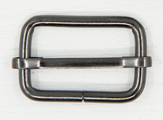 Metal Strap Slider - 25mm - Gunmetal
