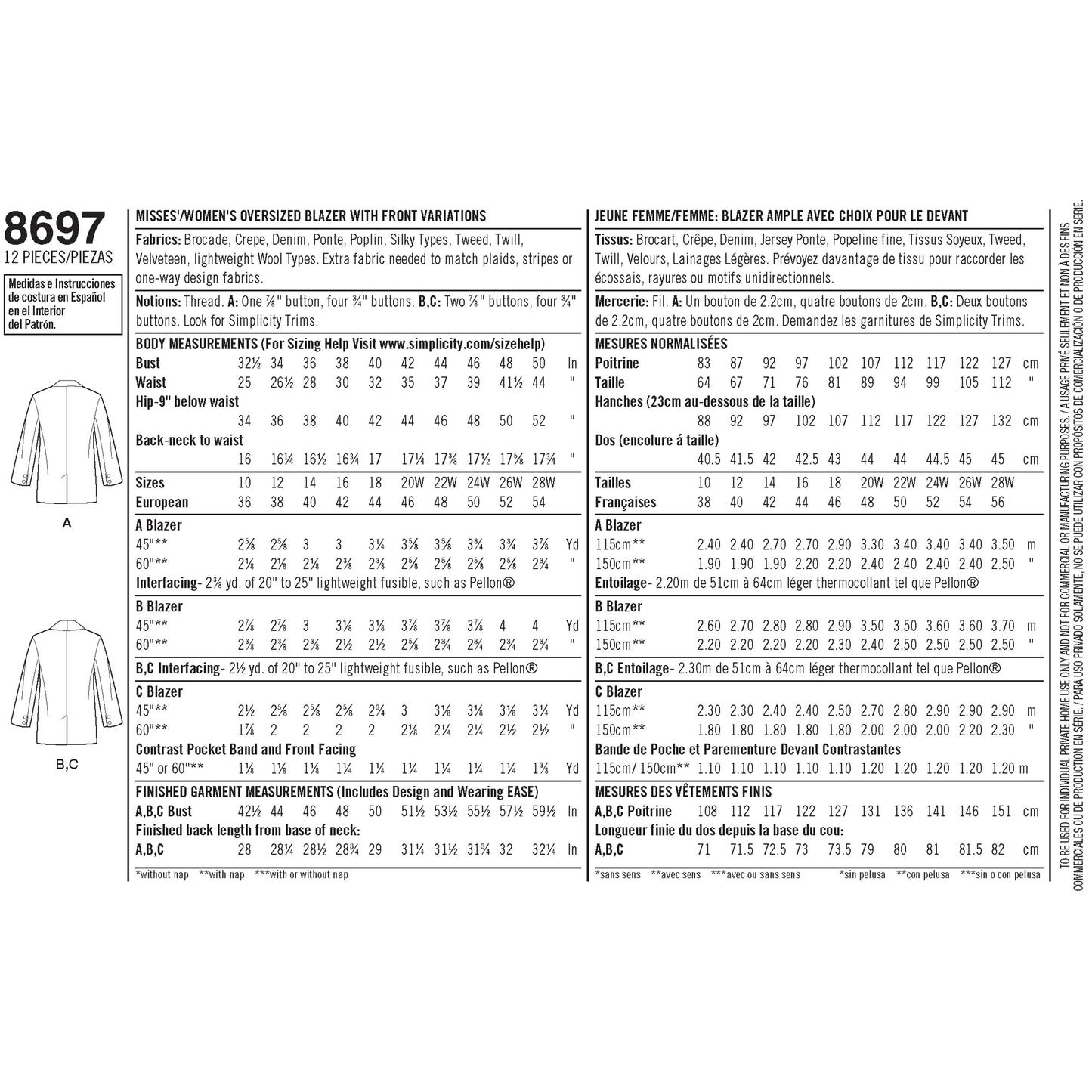Simplicity 8697