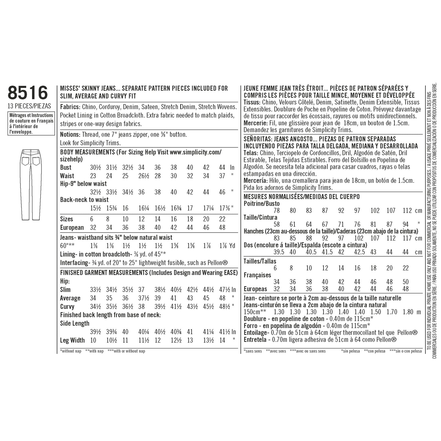 Simplicity 8516