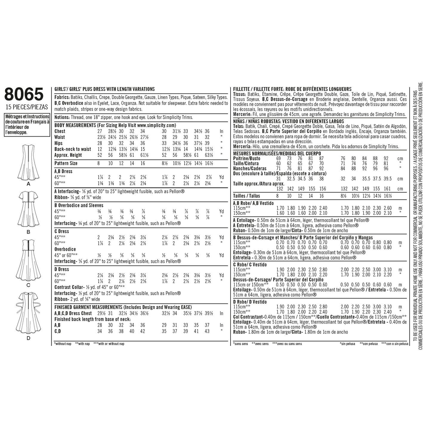 Simplicity 8065