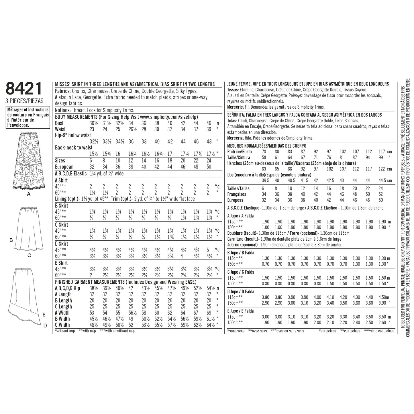 Simplicity 8421