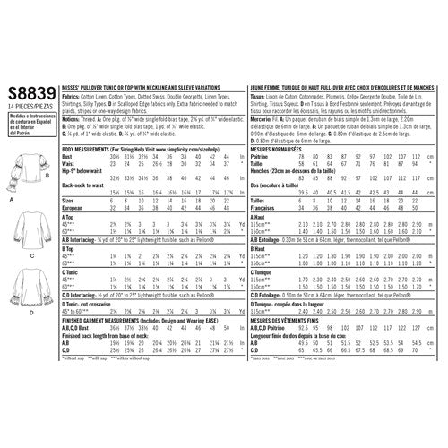 Simplicity 8839