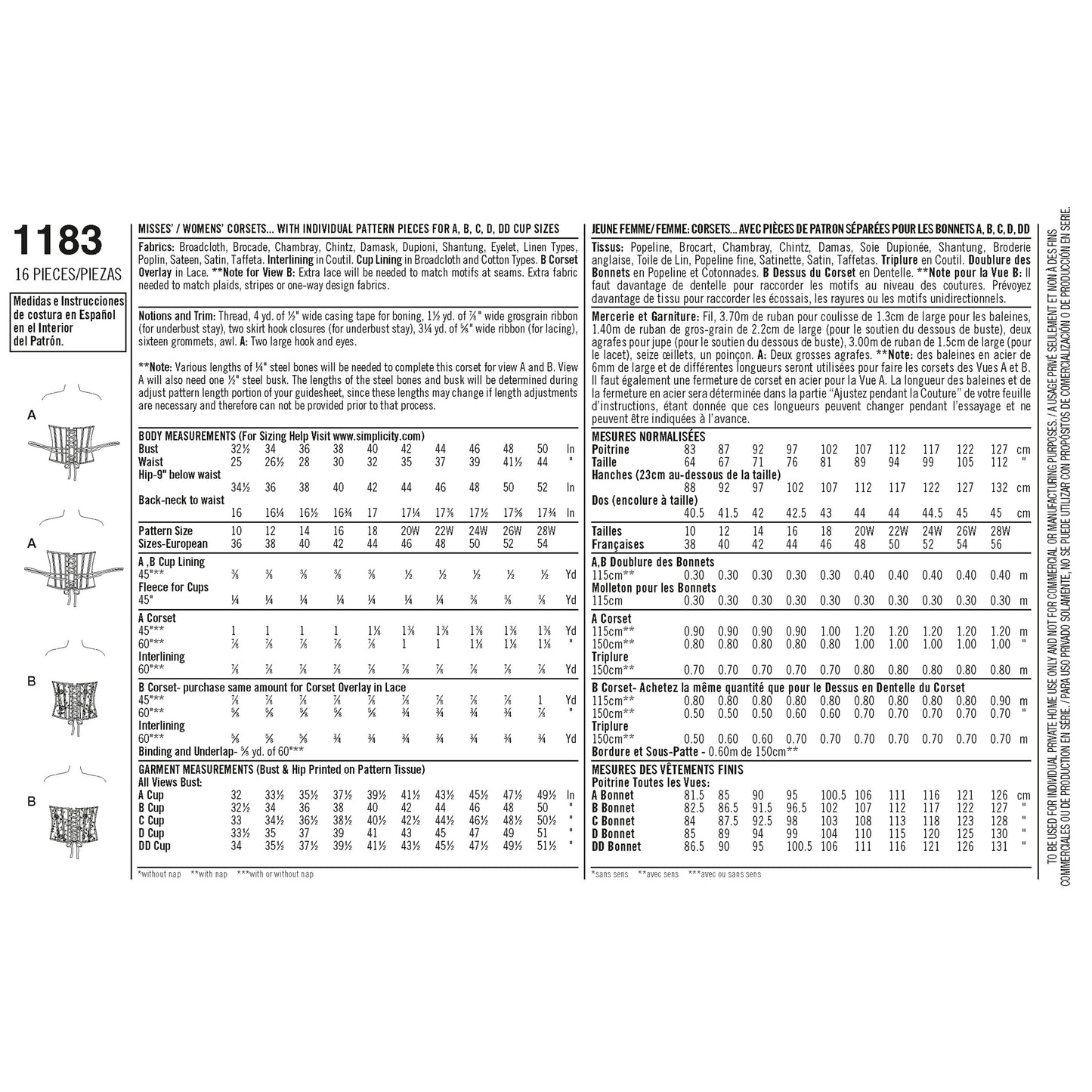 Simplicity 1183