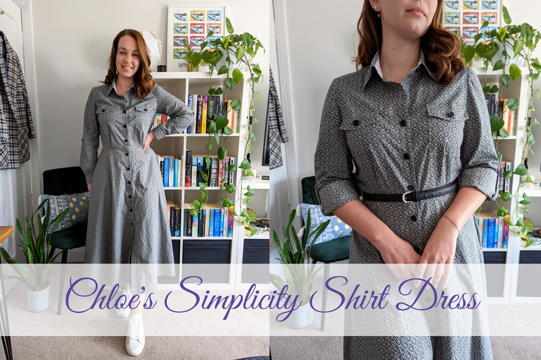 Chloe s Simplicity Shirt Dress Jenny Stitches Fabrics
