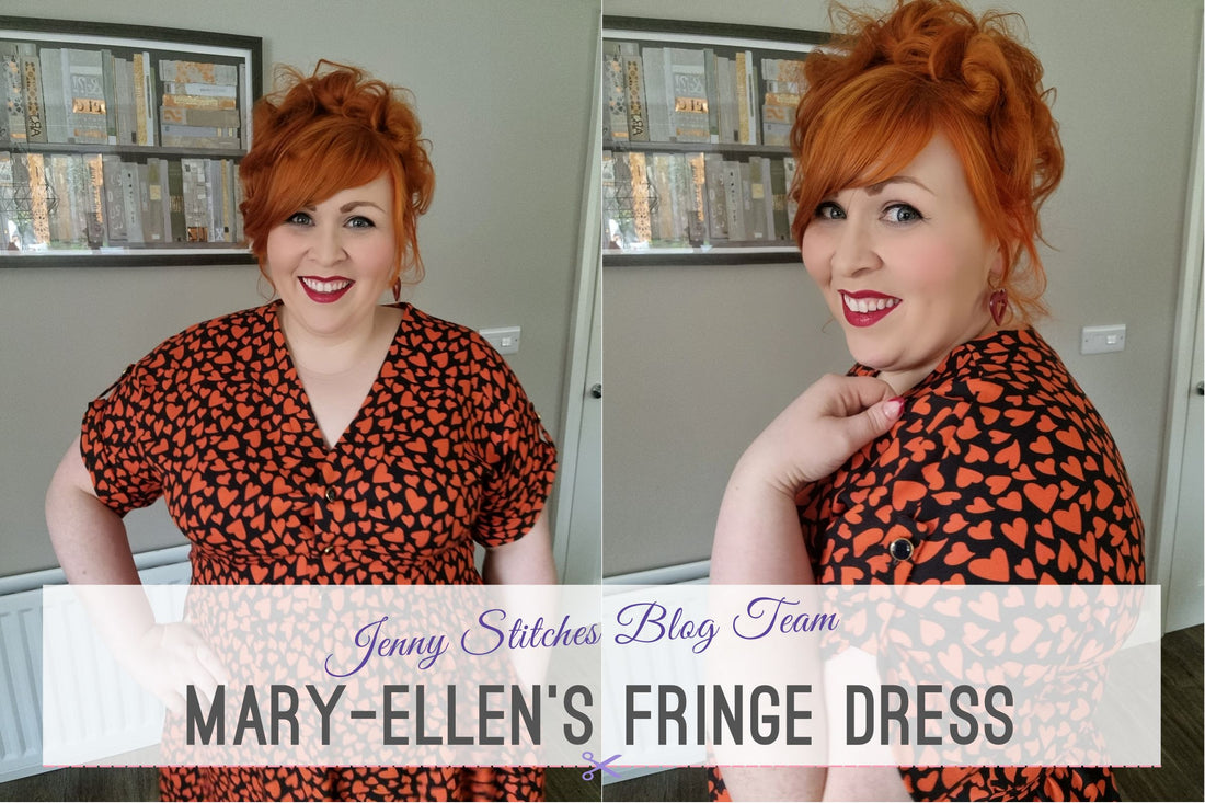 Mary-Ellen's Valentine Fringe Dress