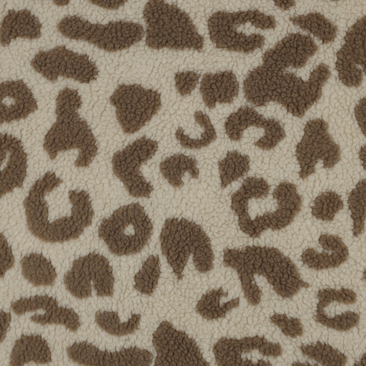 Teddy Fleece - Animal Print - Brown
