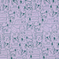 Dog Squad Cotton Jersey - Lilac