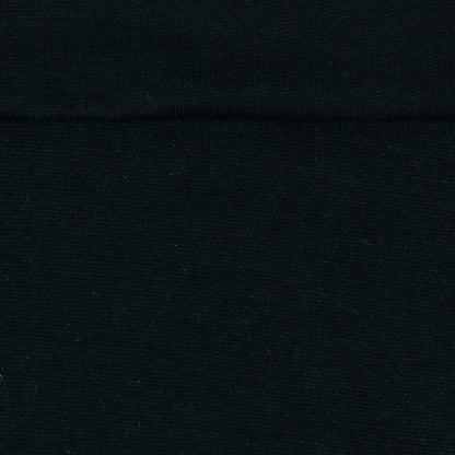 Organic Cotton Ribbing - Black