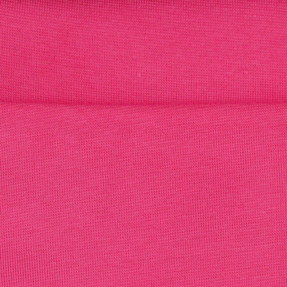 Organic Cotton Ribbing - Fuchsia