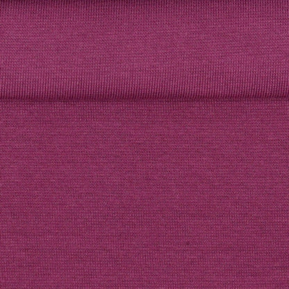 Organic Cotton Ribbing - Berry