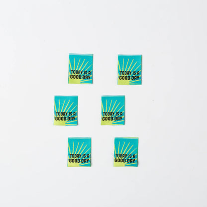 Little Rosy Cheeks - Today Is A Good Day - Pack of 6 Sewing Labels