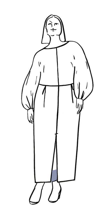 TAUKO - Aurelia Blouse Dress & Skirt - PDF Pattern